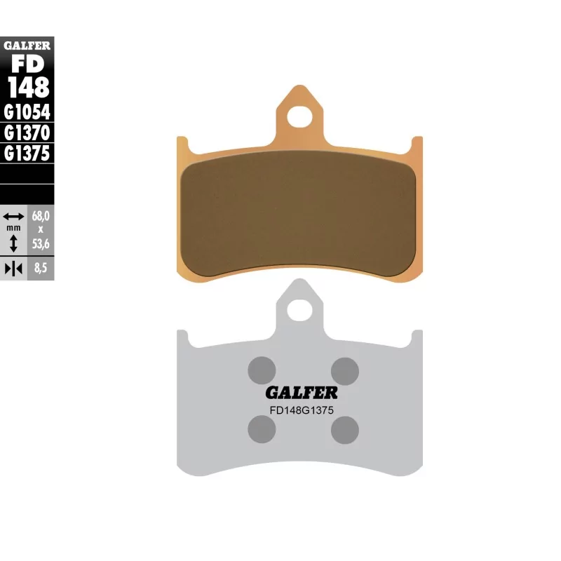 Bremsbeläge Galfer FD148G1375 Bremsbeläge Galfer FD148G1375