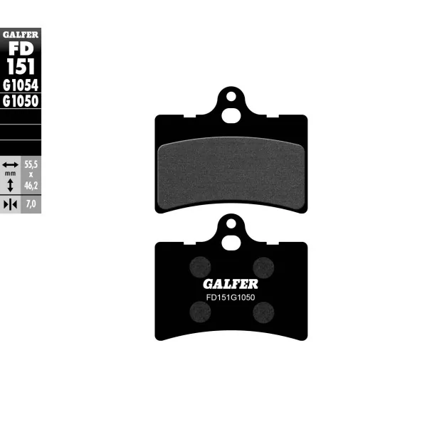 Pastillas de Freno Galfer FD151G1050