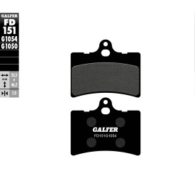 Bremsbeläge Galfer FD151G1054