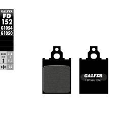 Pastiglie Freno Galfer FD152G1050