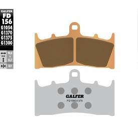 Plaquettes de Frein Galfer FD156G1375