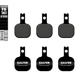 Plaquettes de Frein Galfer FD161G1054