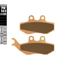 Plaquettes de Frein Galfer FD162G1380