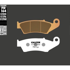 Plaquettes de Frein Galfer FD164G1396R