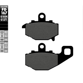 Brake Pads Galfer FD167G1054