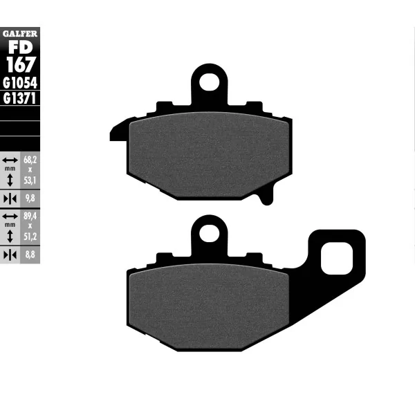 Brake Pads Galfer FD167G1054