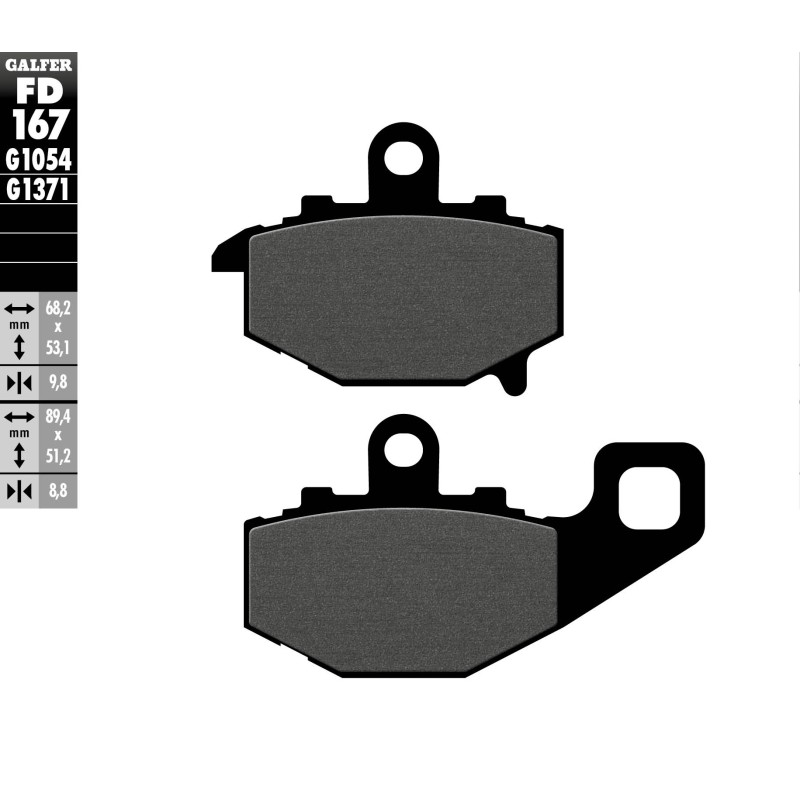 Brake Pads Galfer FD167G1054