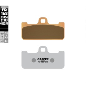 Pastiglie Freno Galfer FD168G1375