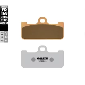 Pastillas de Freno Galfer FD168G1375