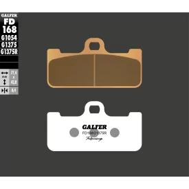 Bremsbeläge Galfer FD168G1375R