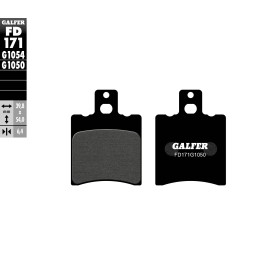 Plaquettes de Frein Galfer FD171G1050