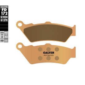 Plaquettes de Frein Galfer FD172G1370