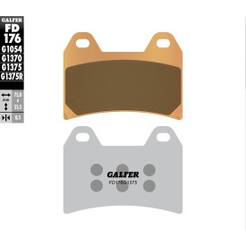 Plaquettes de Frein Galfer FD176G1375