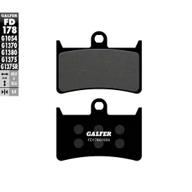 Pastiglie Freno Galfer FD178G1054
