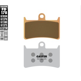 Bremsbeläge Galfer FD178G1375