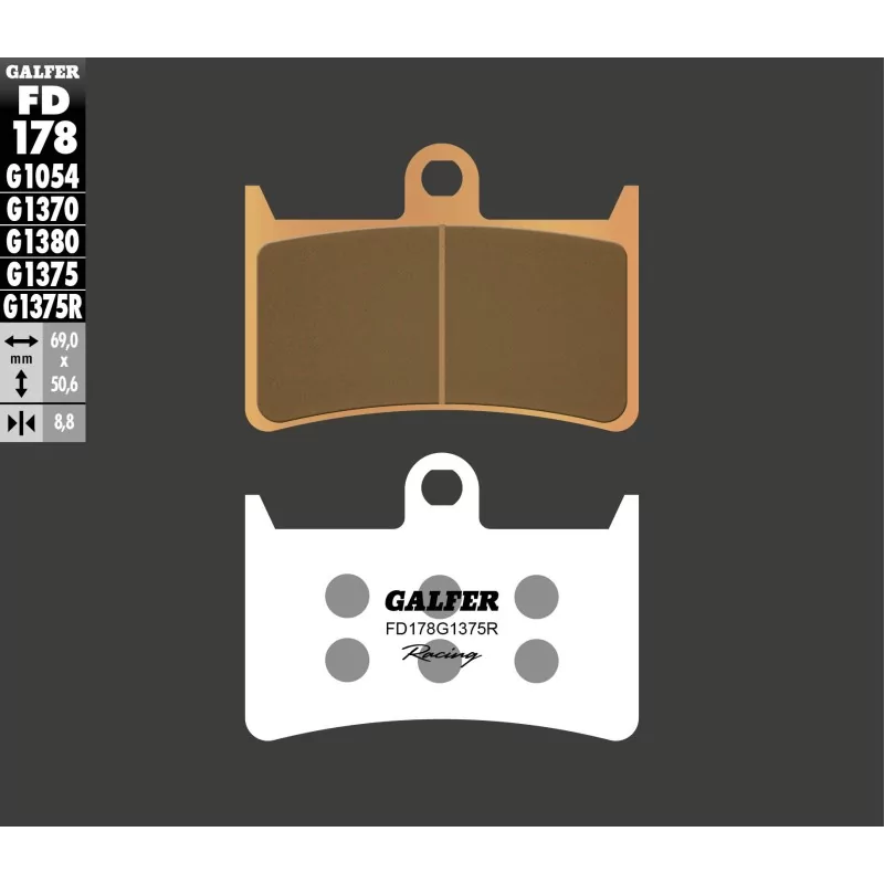Brake Pads Galfer FD178G1375R Brake Pads Galfer FD178G1375R