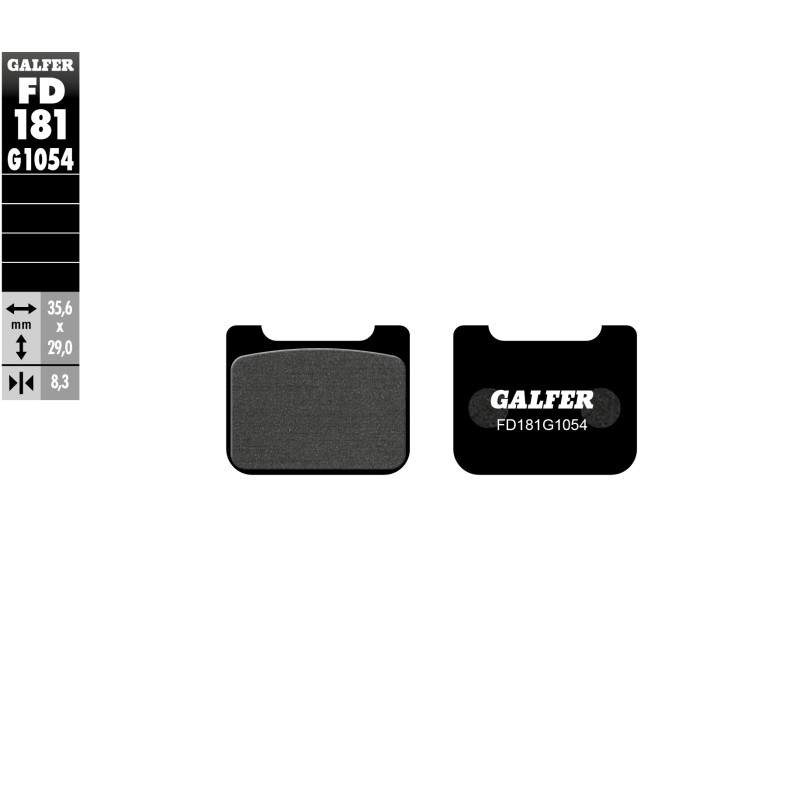 Pastiglie Freno Galfer FD181G1054