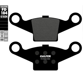 Plaquettes de Frein Galfer FD184G1054