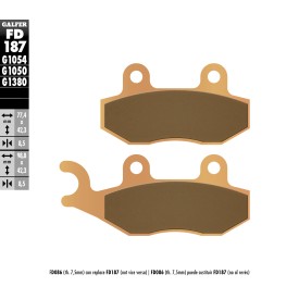 Bremsbeläge Galfer FD187G1380
