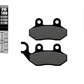 Plaquettes de Frein Galfer FD188G1050