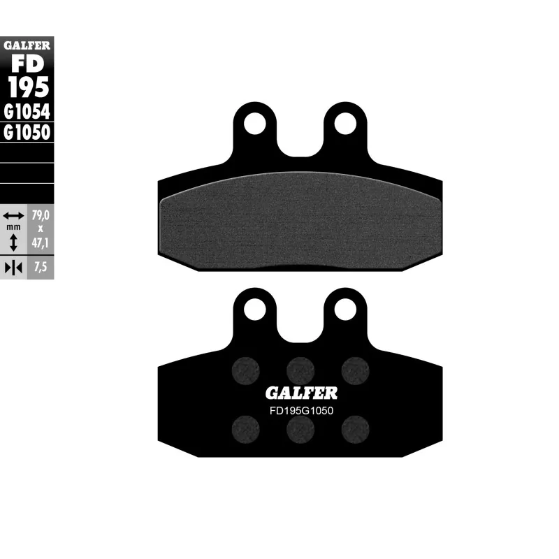 Pastillas de Freno Galfer FD195G1050 Pastillas de Freno Galfer FD195G1050