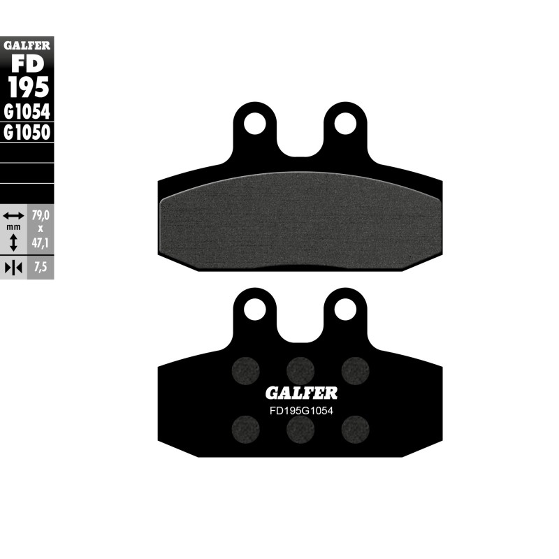 Brake Pads Galfer FD195G1054 Brake Pads Galfer FD195G1054