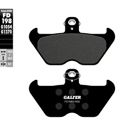 Plaquettes de Frein Galfer FD198G1054