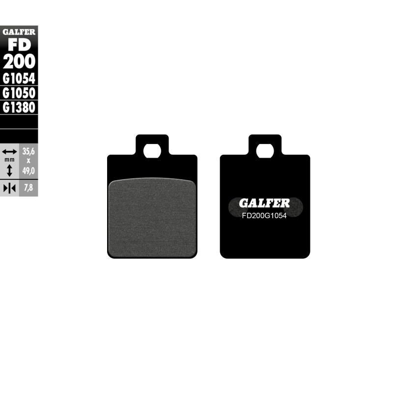 Plaquettes de Frein Galfer FD200G1054