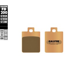Plaquettes de Frein Galfer FD200G1380