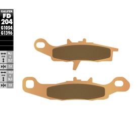 Pastillas de Freno Galfer FD204G1396