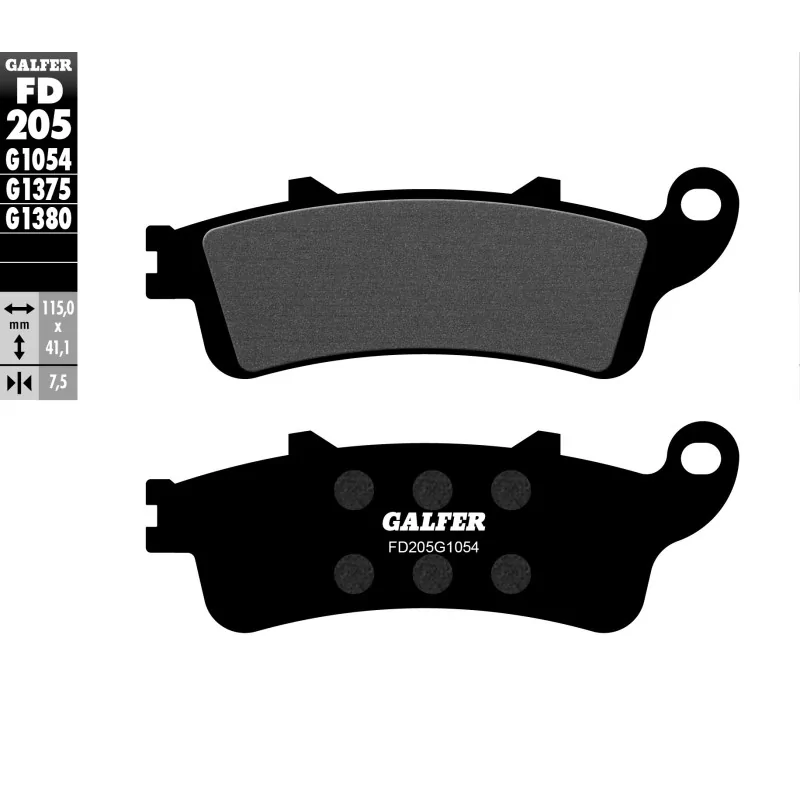 Pastiglie Freno Galfer FD205G1054