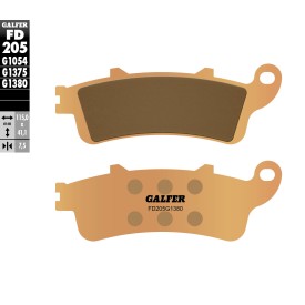 Bremsbeläge Galfer FD205G1380