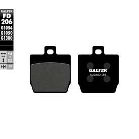 Pastiglie Freno Galfer FD206G1054