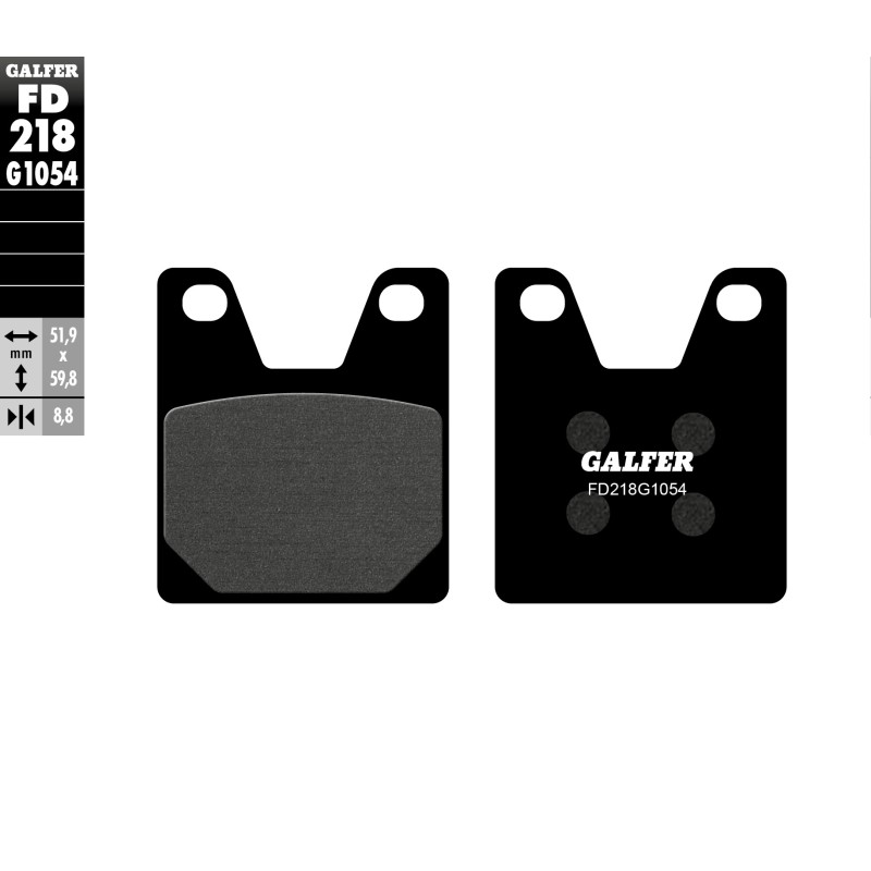 Brake Pads Galfer FD218G1054 Brake Pads Galfer FD218G1054