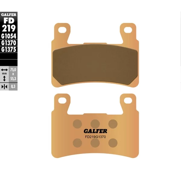 Plaquettes de Frein Galfer FD219G1370