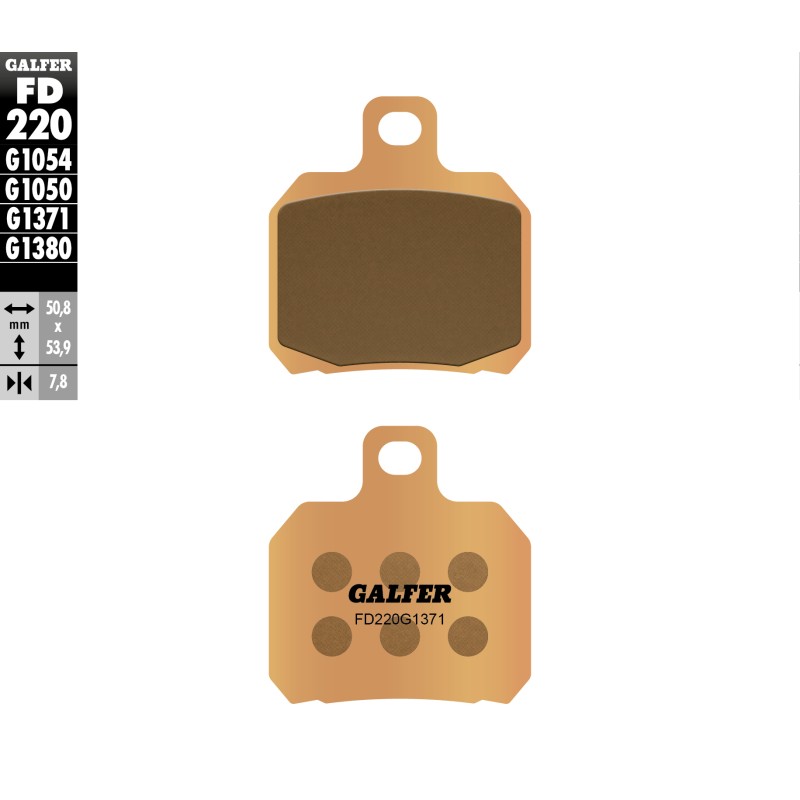 Plaquettes de Frein Galfer FD220G1371