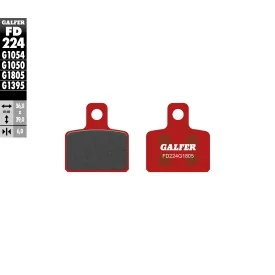 Bremsbeläge Galfer FD224G1805