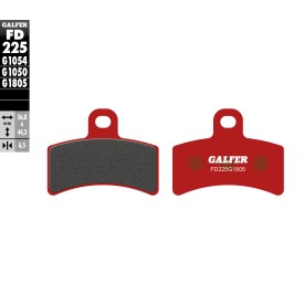 Plaquettes de Frein Galfer FD225G1805