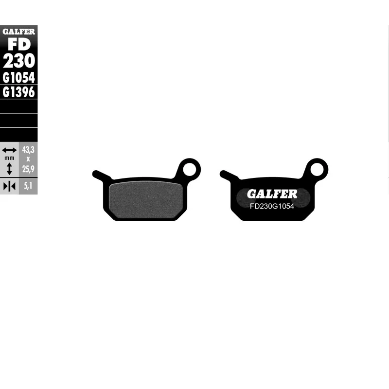 Brake Pads Galfer FD230G1054