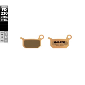 Pastiglie Freno Galfer FD230G1396
