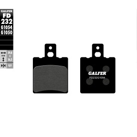 Plaquettes de Frein Galfer FD232G1054