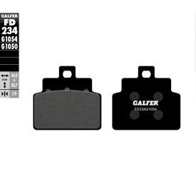Plaquettes de Frein Galfer FD234G1054
