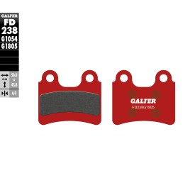Pastiglie Freno Galfer FD238G1805
