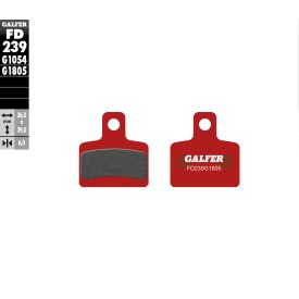 Plaquettes de Frein Galfer FD239G1805