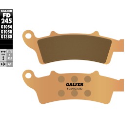 Bremsbeläge Galfer FD245G1380