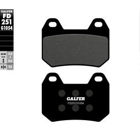Bremsbeläge Galfer FD251G1054
