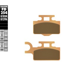 Plaquettes de Frein Galfer FD254G1396