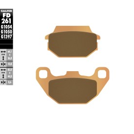 Brake Pads Galfer FD261G1397
