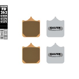 Pastiglie Freno Galfer FD262G1375