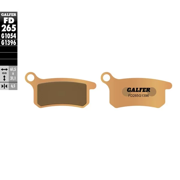 Pastillas de Freno Galfer FD265G1396